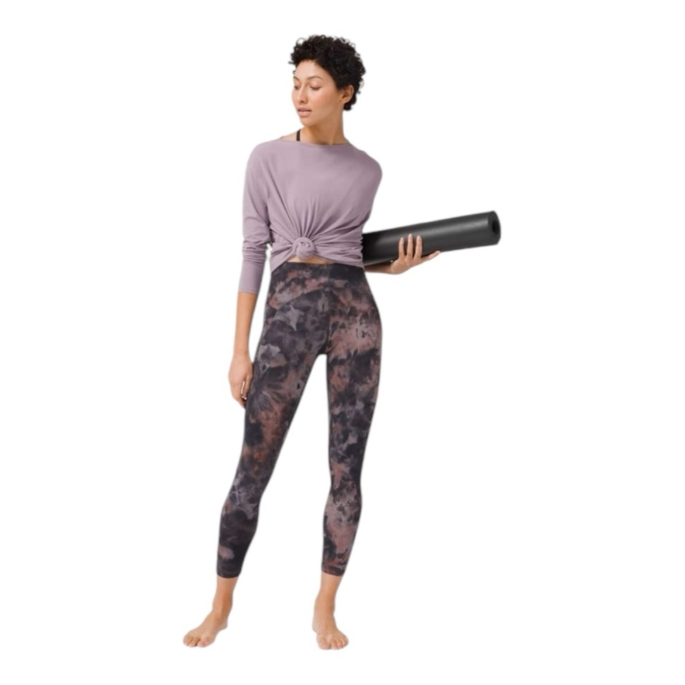 NWT Lululemon Align Diamond Dye Graphite Grey Pink Pastel
25”